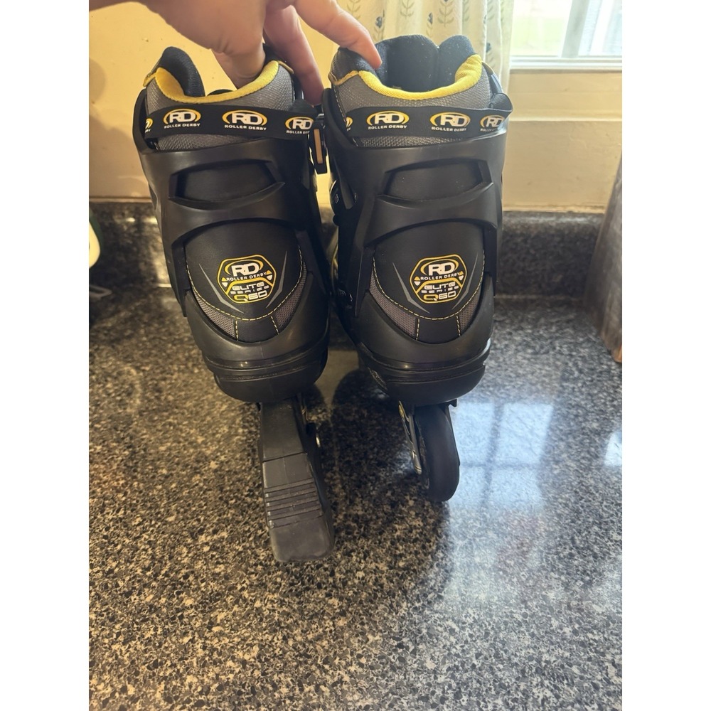 Roller Derby Men's Aerio Q-60 Inline Skates - Black/Yellow Size 11 - Picture 12 of 15